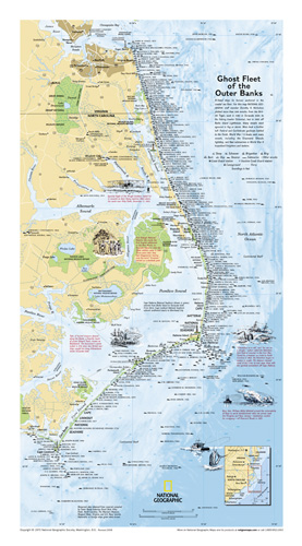 Graveyard of the Atlantic Map